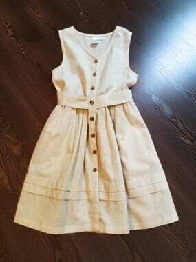 Yo Baby Linen Dress Size 6